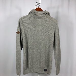 Superdry waffle grey hoodie